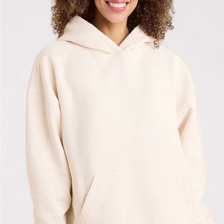 Nuuds Heathers Bone Oversized Hoodie